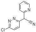 6-氯-alpha-2-吡啶基-3-哒嗪乙腈分子结构 (CAS 338779-25-2)