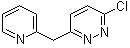 结构式 CAS# 338779-81-0, 3-氯-6-(2-吡啶基甲基)哒嗪