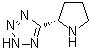 (S)-5-Pyrrolidin-2-yltetrazole molecular structure (CAS 33878-70-5)