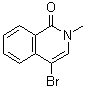 4-Bromo-2-methyl-1(2H)-isoquinolinone molecular structure (CAS 33930-63-1)