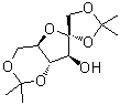 1,2:4,6-二-O-(1-甲基亚乙基)-alpha-D-呋喃果糖分子结构 (CAS 33941-60-5)
