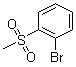 structure of CAS# 33951-33-6, 1-Bromo-2-(methylsulfonyl)benzene;2-Bromophenyl methyl sulfone; o-Bromo(methylsulfonyl)benzene; o-Bromophenyl methyl sulfone
