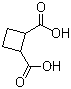 环丁烷-1,2-二甲酸分子结构 (CAS 3396-14-3)