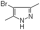 4-Bromo-3,5-dimethylpyrazole molecular structure (CAS 3398-16-1)