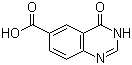 结构式 CAS# 33986-75-3, 3,4-二氢-4-喹唑啉酮-6-甲酸