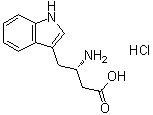 (betaS)-beta-Amino-1H-indole-3-butanoic acid monohydrochloride molecular structure (CAS 339994-86-4)