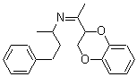 N-[1-(2,3-Dihydro-1,4-benzodioxin-2-yl)ethylidene]-alpha-methylbenzenepropanamine molecular structure (CAS 339996-58-6)