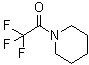 structure of CAS# 340-07-8, N-(Trifluoroacetyl)piperidine