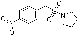 结构式 CAS# 340041-91-0, N-[(4-硝基苯基)-甲基磺酰基]吡咯烷