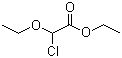 氯(乙氧基)乙酸乙酯分子结构 (CAS 34006-60-5)