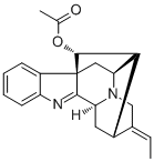 维诺任碱分子结构 (CAS 34020-07-0)