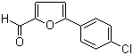 structure of CAS# 34035-03-5, 5-(4-Chlorophenyl)furfural;5-(4-Chlorophenyl)furan-2-carbaldehyde