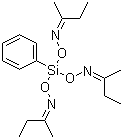苯基三丁酮肟基硅烷分子结构 (CAS 34036-80-1)