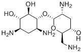 structure of CAS# 34051-04-2, Nebramine;(1S,2R,3R,4S,6R)-4,6-diamino-3-[(2R,3R,5S,6R)-3-amino-6-(aminomethyl)-5-hydroxyoxan-2-yl]oxycyclohexane-1,2-diol