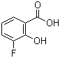 3-氟-2-羟基苯甲酸分子结构 (CAS 341-27-5)