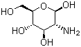 structure of CAS# 3416-24-8, Glucosamine;2-Amino-2-deoxy-beta-D-glucopyranose