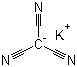 三氰基甲基钾分子结构 (CAS 34171-69-2)