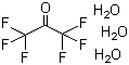 结构式 CAS# 34202-69-2, 三水六氟丙酮; 全氟丙酮三水化合物