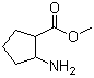 2-Aminocyclopentanecarboxylic acid methyl ester molecular structure (CAS 342419-20-9)