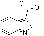 structure of CAS# 34252-44-3, 2-Methylindazole-3-carboxylic acid;2-Methyl-2H-indazole-3-carboxylic acid
