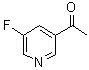 structure of CAS# 342602-55-5, 1-(5-Fluoro-3-pyridinyl)ethanone