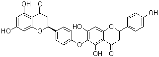 2,3-Dihydrohinokiflavone molecular structure (CAS 34292-87-0)
