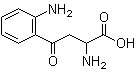 structure of CAS# 343-65-7, DL-Kynurenine;3-Anthraniloyl-alanine