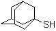 structure of CAS# 34301-54-7, 1-Adamantanethiol;1-Adamantyl mercaptan; 1-Adamantylthiol; 1-Mercaptoadamantane; NSC 193486; Tricyclo[3.3.1.1(3,7)]decane-1-thiol