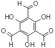 structure of CAS# 34374-88-4, 2,4,6-Trihydroxy-1,3,5-benzenetricarboxaldehyde;1,3,5-Triformyl-2,4,6-trihydroxybenzene; 1,3,5-Triformylphloroglucinol; 2,4,6-Triformylphloroglucinol