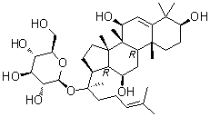 Ginsenoside Rh7 molecular structure (CAS 343780-68-7)