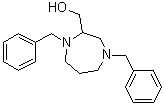 Hexahydro-1,4-bis(phenylmethyl)-1H-1,4-diazepine-2-methanol molecular structure (CAS 343793-45-3)