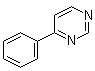 4-苯基嘧啶分子结构 (CAS 3438-48-0)