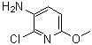 2-氯-6-甲氧基-3-吡啶胺分子结构 (CAS 34392-85-3)