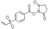 1-[[4-(乙烯基磺酰基)苯甲酰基]氧基]-2,5-吡咯烷二酮分子结构 (CAS 343934-41-8)