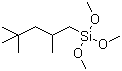 Trimethoxy(2,4,4-trimethylpentyl)silane molecular structure (CAS 34396-03-7)