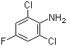 2,6-二氯-4-氟苯胺分子结构 (CAS 344-19-4)