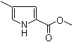 structure of CAS# 34402-78-3, 4-Methyl-1H-pyrrole-2-carboxylic acid methyl ester;Methyl 4-methylpyrrole-2-carboxylate
