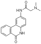 N-(6-Oxo-5,6-dihydrophenanthridin-2-yl)-2-(N,N-dimethylamino)acetamide molecular structure (CAS 344458-19-1)
