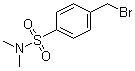 4-溴甲基-N,N-二甲基苯磺酰胺分子结构 (CAS 3446-91-1)