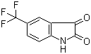 structure of CAS# 345-32-4, 5-(Trifluoromethyl)isatin