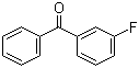 structure of CAS# 345-69-7, 3-Fluorobenzophenone