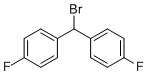 1,1'-(溴亚甲基)双(4-氟苯)分子结构 (CAS 345-90-4)