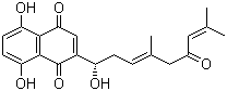 beta,beta-Dimethylacrylalkannin molecular structure (CAS 34539-65-6)