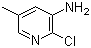3-Amino-2-chloro-5-methylpyridine molecular structure (CAS 34552-13-1)