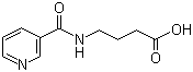 structure of CAS# 34562-97-5, Pikamilone;4-((Pyridine-3-carbonyl)-amino)-butyric acid; 4-Nicotinoylamino-butyric acid