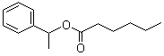 己酸 1-苯基乙酯分子结构 (CAS 3460-45-5)