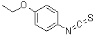 4-乙氧基苯基异硫氰酸酯分子结构 (CAS 3460-49-9)