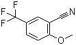 结构式 CAS# 34636-92-5, 2-甲氧基-5-(三氟甲基)苯腈