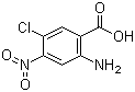 2-Amino-4-nitro-5-chlorobenzoic acid molecular structure (CAS 34649-02-0)