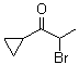 2-Bromo-1-cyclopropylpropan-1-one molecular structure (CAS 34650-66-3)
